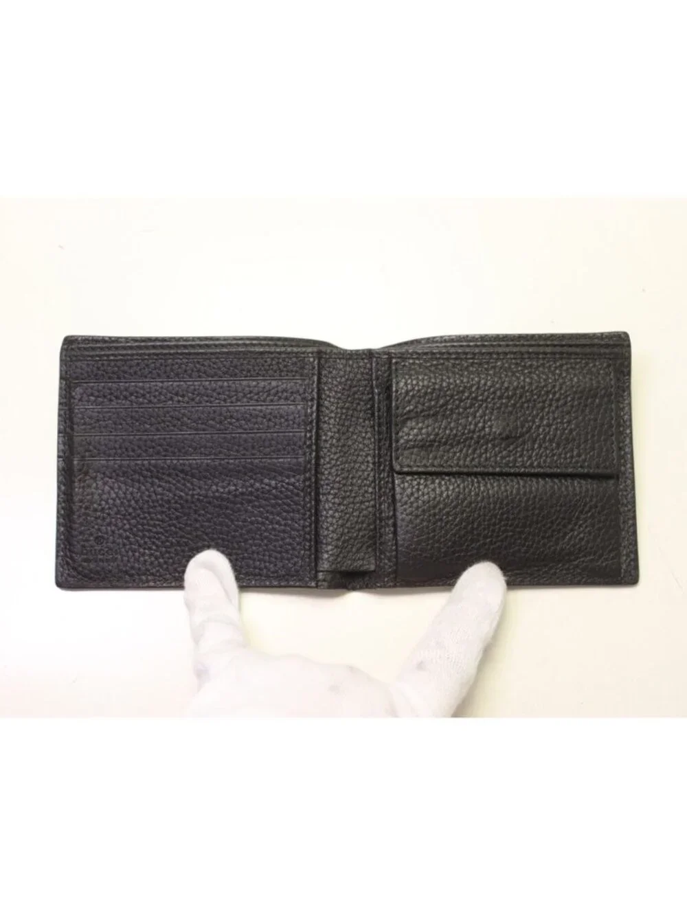 Gucci Jumbo GG Leather Bifold Wallet